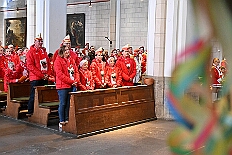 01 AuftaktNordVer 2025-11-07 08  Langer Samstag, der 8. November  - Am Samstagmorgen stand in der Abteikirche der karnevalistische Gottesdienst in Hamborm an. Mit eine kleinen Umzug ging’ s zum dortigen Rathaus. Karnevalsauftakt der Nordvereine. Am frühen Abend dann in Laar zu Rot-Goldenen KG und später zur Party zum Hoppeditzerwachen bei der KG Sonniger Süden. : DVPJ, Holger II, Kinderprinz Phil II., Prinzessin, Mia I., Prinzessin Mia I., HDK, Duisburg, Karneval, Helau, Tollität, Event, Session 2024, Session 2025, Hauptausschuss, Gemeinschaft, Hauptausschuss Karneval Duisburg, Duisburg ist echt