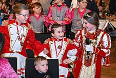 Kuerung Steinhof 2026-01-04 058  Unsere Kürung - Premiere - Im so genannten „Gürzenich“ von Duisburg, dem Steinhof in Huckingen fand am Sonntag, 4. Januar 2026, zum ersten Mal die Kürung einer Kinderprinzencrew statt. Wir sind nun als Prinz Juls I., Prinzessin Aileen I. mit Hofmarschall Sami und Pagin Paula der Stadt Duisburg 2026 inthronisiert. : DVPJ, Holger II, Kinderprinz Phil II., Prinzessin, Mia I., Prinzessin Mia I., HDK, Duisburg, Karneval, Helau, Tollität, Event, Session 2024, Session 2025, Hauptausschuss, Gemeinschaft, Hauptausschuss Karneval Duisburg, Duisburg ist echt