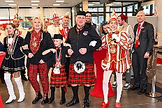 03 Der Empfang 2026- 02-14 16  Unser Tag - ein schöner Tag - Es war 8 Uhr in der Früh als wir am Samstagmorgen, 14. Februar, als wir mit Musik am WYNDHAM Hotel Duisburger Hof geweckt wurden. Danach ging es dann nach Hamborn wo „unser“ Kinderkarnevalszug pünktlich um 11:11 Uhr startete. Zu Mittagszeit gab es dann anschließend eine Empfang für uns und die Teneriffa Delegation. : DVPJ, Toni I, Kinderprinz Juls I., Juls I., Prinzessin, Aileen I., Prinzessin Aileen I., HDK, Duisburg, Karneval, Helau, Tollität, Event, Session 2025, Session 2026, Hauptausschuss, Gemeinschaft, Hauptausschuss Karneval Duisburg, Duisburg ist echt