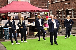 Sommeref KVO 2026- 09-05 03  Durchstarten nach den Sommerferien - Nachdem wir Alle im Sommerurlaub waren, starteten wir direkt wieder mit einem Sommerfestbesuch. Wir besuchten vor dem „Senftöpfchen“ an der Röttgersbachstraße das Sommerfest der KVO. : DVPJ, Oliver I, Kinderprinz Niklas I., Niklas I., Prinzessin, Greta I., Prinzessin Greta I., HDK, Duisburg, Karneval, Helau, Tollität, Event, Session 2026, Session 2027, Hauptausschuss, Gemeinschaft, Hauptausschuss Karneval Duisburg, Duisburg ist echt